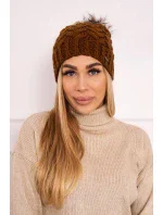 Fleecová čiapka Daria K217 svetlo hnedá