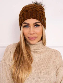 Fleecová čiapka Daria K217 svetlo hnedá