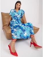 Šaty DHJ SK 13203 1.03X bielo-modré