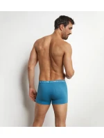 Pánske boxerky 3 ks DIM COTTON STRETCH BOXER 3x - DIM - svetlomodré