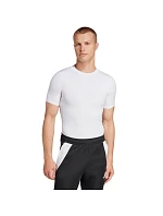Pánske tričko adidas Techfit s krátkym rukávom biele JP4675 pánske