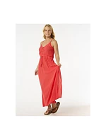 Šaty RIP CURL Classic Surf Maxi Dress, červené Šaty RIP CURL Classic Surf Maxi Dress, červené