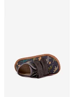Detské barefootové papuče Dinozaury Froddo Canvas G1700440-31, šedé Detské barefootové papuče Dinozaury Froddo Canvas G1700440-31, šedé