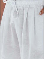 Dámske šortky RELAX TIME white FashionStreet SY0462 Dámske šortky RELAX TIME white FashionStreet SY0462