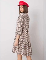 Šaty WN SK R821 1.65 svetlo béžová Šaty WN SK R821 1.65 svetlo béžová