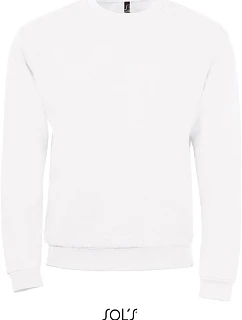 SOL'S Spider Unisex mikina 25.1168 biela