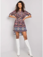 Šaty DHJ SK 5766.60 tmavomodré