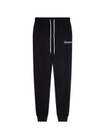Champion Dámske nohavice s rebrovanými manžetami Black 118256 KK001 Women's