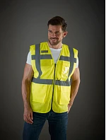 Yoko HVW 820 Hi-Vis sieťovaná bezpečnostná vesta 79.W820 hi vis žltá/námornícka modrá Yoko HVW 820 Hi-Vis sieťovaná bezpečnostná vesta 79.W820 hi vis žltá/námornícka modrá