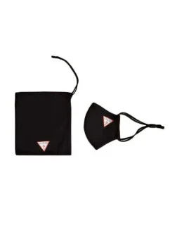 Bavlnená unisex rúško W0YZ17WDXC0-JBLK čierna - Guess