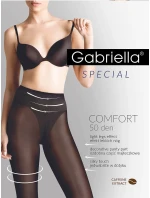 Gabriella 400 Comfort 3D pančuchy 50 den 5-XL