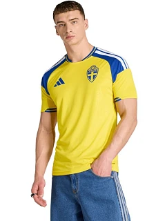 Pánsky dres adidas Sweden 26 Home Jersey Yellow and Blue JM5814 Pánske