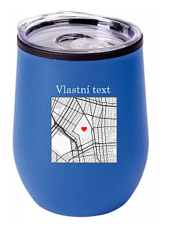 Personalizovaný termohrnček „BOWL“ s mapou