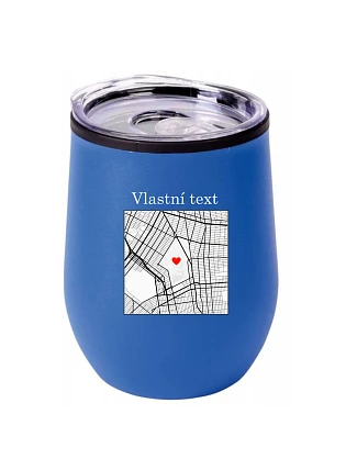 Personalizovaný termohrnček „BOWL“ s mapou