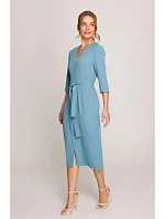 Šaty S396 tyrkysovo modré - Stylove