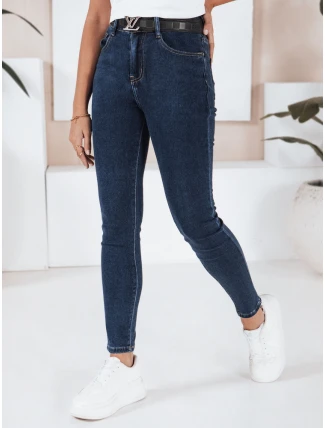 Dámske skinny džínsy tmavomodré FashionStreet UY2772 Dámske skinny džínsy tmavomodré FashionStreet UY2772