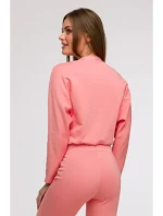 B292 Zavinovacie tričko - koralové