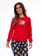 Cornette 671/422 Teddy long/r Christmas S-2XL dámske pyžamo