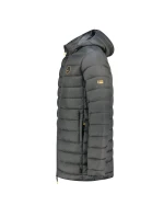 Geographical Norway Pánska bunda AMIGOMAP LONG HOOD DB DGREY MEN 233 DARK GREY (WZ5086H/GN-GRIS FONCÉ)