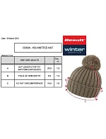 Result Headwear R 369X Pletená čiapka s bambulou 28.369X malinová