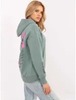 Mikina D10600T02420L pistáciová