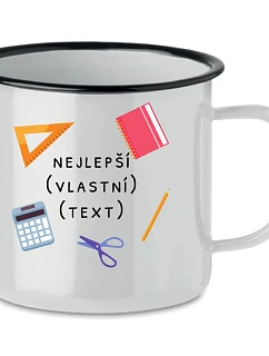 Personalizovaný retro plechový pohár – najlepší vo svojej kategórii