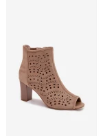 Topánky na podpätku model 225197 Step in style