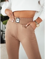 Dámske tepláky LOREN camel FashionStreet UY1827 Dámske tepláky LOREN camel FashionStreet UY1827