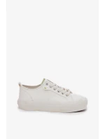 Dámske tenisky na platforme z ECO kože Big Star - biele