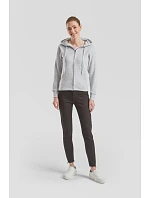 Fruit of the Loom Premium Lady-Fit Hooded Jacket Dámska mikina s kapucňou 16.2118 heather grey Fruit of the Loom Premium Lady-Fit Hooded Jacket Dámska mikina s kapucňou 16.2118 heather grey