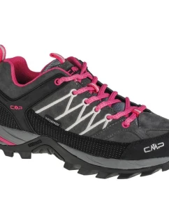 Dámske trekové topánky Rigel Low W 3Q13246-103Q Black Grey with Pink - CMP