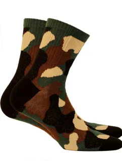 Krátke pánske/chlapčenské vzorované ponožky AG+