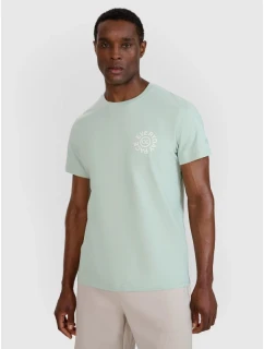 Pánske tričko s potlačou 4F 4FWSS25TTSHM1980-47S