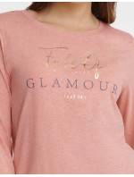 Glam pyžamo 40936-39X Ružová a šedá - Henderson Ladies