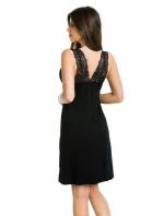 Dámska nočná košeľa NATALIA 05073 čierna - Mediolano