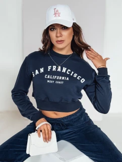 Dámsky top SAN FRANCISCO s potlačou tmavomodrý FashionStreet BY1344