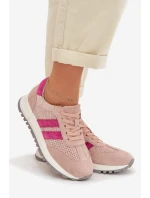 Dámské tenisky z přírodního semiše růžové Marceline