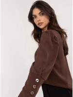 Blúzka MI BZ M721.38 tmavohnedá Blúzka MI BZ M721.38 tmavohnedá