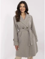 Kabát MO EN 5209.87 sivo-béžový