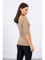 Ťavia blúzka s okrúhlym výstrihom Ťavia blúzka s okrúhlym výstrihom