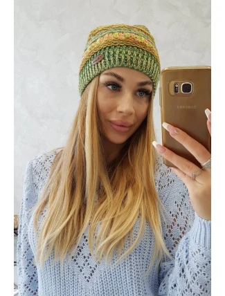 Fleecová čiapka Patrycja K254 green neon+green