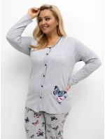DU PI pyžamo FP 504.17 sivé