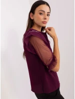 Blúzka LK BZ 506682.26P tmavo fialová Blúzka LK BZ 506682.26P tmavo fialová