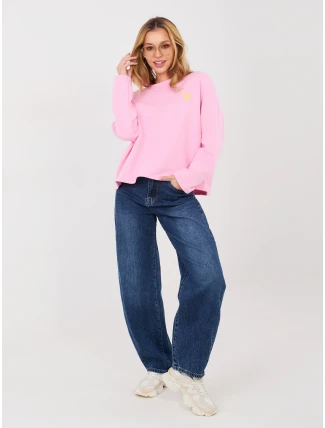 Mikina MJ BL Q2101.84 ružová Mikina MJ BL Q2101.84 ružová