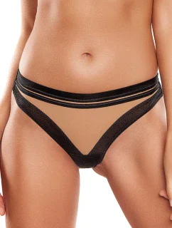 String Brasiliana V-10495 čierna - Axami