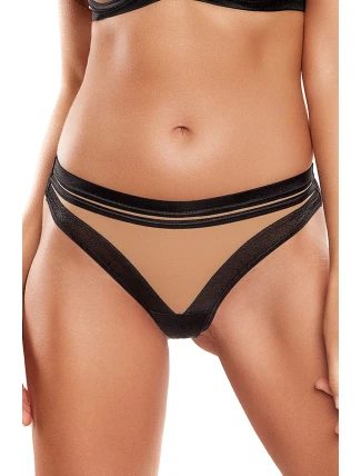 String Brasiliana V-10495 čierna - Axami