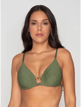 Vrchný diel plaviek - 93793 - Scarlet - khaki - Luna