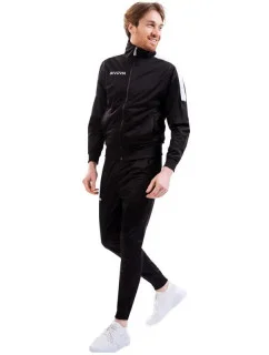 Pánska tepláková súprava Tuta Revolution TR033 1003 čierna s bielou - Givova