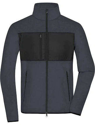 Daiber JN 1312 Pánska fleecová bunda 02.1312 carbon/black Daiber JN 1312 Pánska fleecová bunda 02.1312 carbon/black