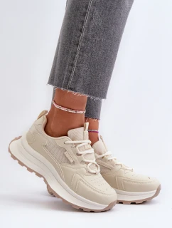 Sneakersy Damskie HI-POLY SYSTEM Big Star NN274A105 Beżowe